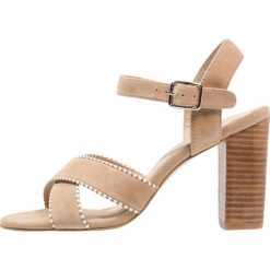 Sandały damskie: Minelli Sandały na obcasie beige