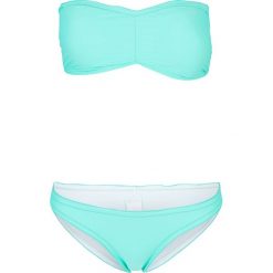 Bikini bandeau (2 części) bonprix jasnozielony. Zielone stroje kąpielowe damskie bonprix, bez wzorów. Za 89,99 zł.