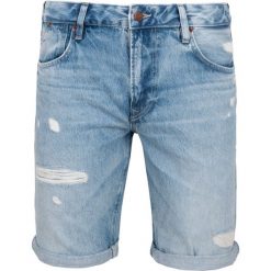 Szorty Pepe Jeans. Niebieskie spodenki i szorty męskie m, bez wzorów, z jeansu. Za 339,00 zł.