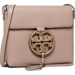 Torebka TORY BURCH - Miller Metal Cross-Body 61023 Oryx 279. Brązowe listonoszki damskie Tory Burch, bez wzorów, ze skóry, bez dodatków. Za 1869,00 zł.