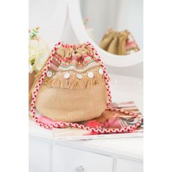 Worek Boho II. Szare torebki klasyczne damskie Modaforyou, bez wzorów, boho, bez dodatków. Za 109,00 zł.
