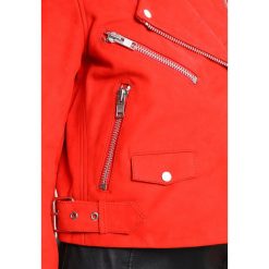 Kurtki damskie: Weekday JEMINA Kurtka skórzana red