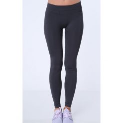 Legginsy sportowe bezszwowe grafitowe MR81182. Szare legginsy damskie Fasardi, s, bez wzorów. Za 59,00 zł.