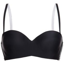 Biustonosz bardotka Emporio Armani Underwear 163181 CC235 00020. Czarne biustonosze Emporio Armani Underwear, bez wzorów, z elastanu. W wyprzedaży za 139,00 zł.
