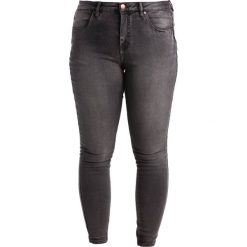 Zizzi AMY LONG Jeans Skinny Fit dark grey denim. Szare jeansy damskie relaxed fit marki Zizzi, z bawełny. Za 159,00 zł.