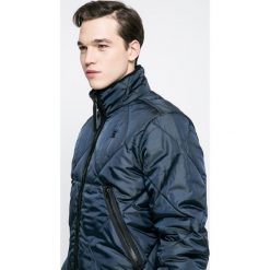 G-Star Raw - Kurtka. Niebieskie płaszcze męskie marki G-Star RAW, s, bez wzorów, z elastanu, retro, krótkie, bez kaptura. W wyprzedaży za 429,90 zł.