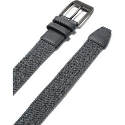 Under Armour Braided 2.0 Pasek Szary. Szare paski męskie Under Armour, w paski, z poliesteru. Za 188,95 zł.