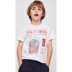 Odzież chłopięca: Mango Kids – T-shirt dziecięcy Poster 104-164 cm