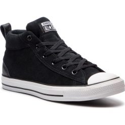 Trampki CONVERSE - Ctas Street Mid 161465C Black/Black/White. Czarne trampki męskie Converse, z gumy. W wyprzedaży za 239,00 zł.