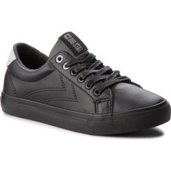 Tenisówki BIG STAR - BB274212 Black. Czarne półbuty damskie marki BIG STAR, bez wzorów, z gumy, bez zapięcia. Za 99,00 zł.