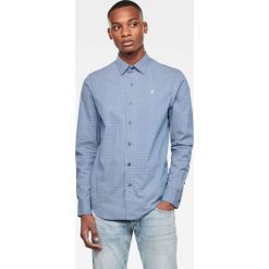 G-Star Raw - Koszula. Niebieskie koszule męskie G-Star RAW, s, bez wzorów, z elastanu, eleganckie, z klasycznym kołnierzykiem, z długim rękawem. Za 369,90 zł.