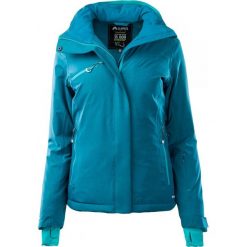 Kurtki damskie softshell: ELBRUS Kurtka damska Lille Wo's Navy Melange / Flowers Print / Viridian Green r. L