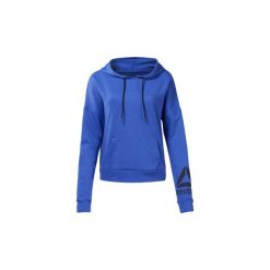 Bluzy Reebok Sport Bluza z kapturem WOR Delta. Niebieskie bluzy sportowe damskie marki Reebok Sport, s, z kapturem. Za 229,00 zł.