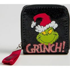 Portfel Grinch - Czarny. Czarne portfele damskie Sinsay, bez wzorów. Za 19,99 zł.