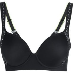 Biustonosze sportowe: Maidenform MAIDENFORM SPORT CUSTOM LIFT UNDERWIRE Biustonosz sportowy black/reflector green