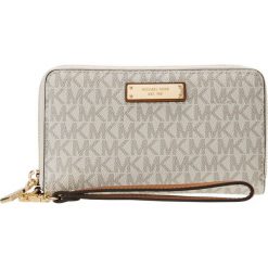 MICHAEL Michael Kors JET SET ITEM FLAT CASE Portfel vanilla. Białe portfele damskie marki MICHAEL Michael Kors. Za 399,00 zł.