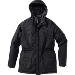 Kurtka parka Regular Fit bonprix czarny. Czarne płaszcze męskie bonprix, m, bez wzorów, z materiału, bez kaptura. Za 199,99 zł.