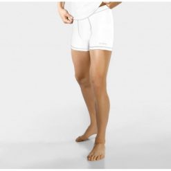 Spodenki sportowe męskie: Gwinner Szorty męskie Classic VI Dry Line Białe r. XXL