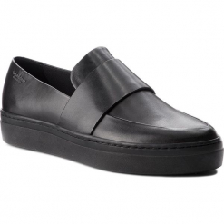 Półbuty VAGABOND - Camille 4346-201-92 Black/Black. Czarne półbuty damskie skórzane marki Vagabond, z okrągłym noskiem. Za 419,00 zł.