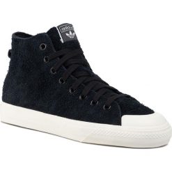 Buty adidas - Nizza Hi Rf EE5611 Cblack/Cblack/Owhite. Czarne półbuty męskie Adidas, na co dzień, bez wzorów, ze skóry, eleganckie, bez zapięcia. W wyprzedaży za 239,00 zł.