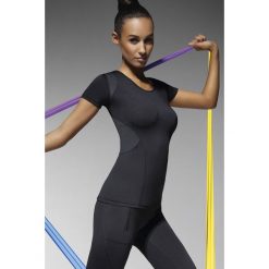 T-shirt sportowy Electra. Topy damskie Basbleu, bez wzorów, z włókna, bez kołnierzyka. Za 85,49 zł.