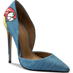 Szpilki KAZAR - Natalie 28482-TK-10 Blue. Niebieskie półbuty damskie Kazar, bez wzorów, z jeansu, na wysokim obcasie, na obcasie, bez zapięcia. W wyprzedaży za 339,00 zł.