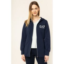 Bluza EA7 Emporio Armani 3HTM23 TJ31Z 1554. Niebieskie bluzy damskie EA7 Emporio Armani, s, bez wzorów, z elastanu, bez rękawów, bez kaptura. W wyprzedaży za 379,00 zł.