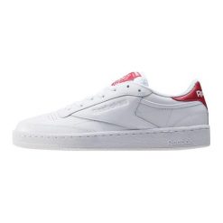 MĘSKIE BUTY REEBOK CLUB C (45). Czerwone buty sportowe męskie Reebok, ze skóry, tenisowe. W wyprzedaży za 219,99 zł.