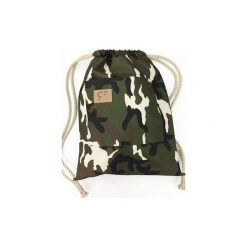 WOREK CAMO. Zielone plecaki męskie Rest_factory, z aplikacjami, z tkaniny. Za 199,90 zł.