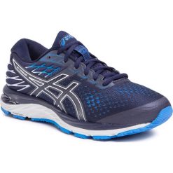 Buty ASICS - Gel-Cumulus 21 1011A551 Midnight/Midnight 402. Niebieskie buty sportowe męskie Asics, z tworzywa sztucznego, bez zapięcia, do biegania. Za 579,00 zł.