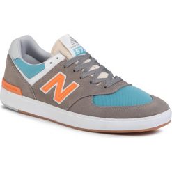 Sneakersy NEW BALANCE - AM574PGO Kolorowy Szary. Szare sneakersy męskie New Balance, bez zapięcia. W wyprzedaży za 229,00 zł.