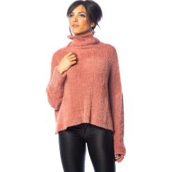 Sweter "Jada" w kolorze jasnoróżowym. Różowe swetry damskie So Cachemire, l, bez wzorów, z bawełny, bez rękawów, bez kaptura. W wyprzedaży za 175,95 zł.