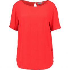 Bluzki asymetryczne: b.young FARHAN BLOUSE Bluzka tomato red
