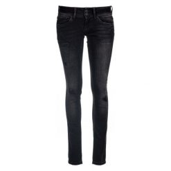 Pepe Jeans Jeansy Damskie Vera 25/32, Czarne. Czarne spodnie damskie Pepe Jeans. W wyprzedaży za 377,00 zł.