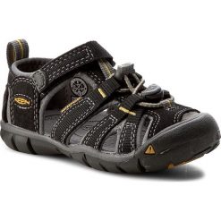 Sandały chłopięce: Sandały KEEN – Seacamp II Cnx 1012064 Black/Yellow