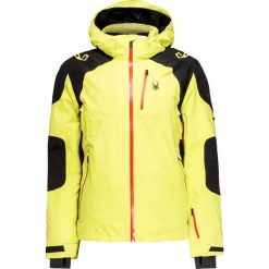 Kurtka narciarska SPYDER MONTEROSA GTX Żółty. Żółte kurtki męskie Spyder, bez wzorów, z wełny, bez kaptura, wspinaczkowe, gore-tex. W wyprzedaży za 2538,00 zł.