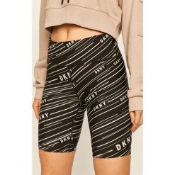 Dkny - Szorty. Czarne szorty damskie DKNY, s, z elastanu, casualowe. Za 239,90 zł.