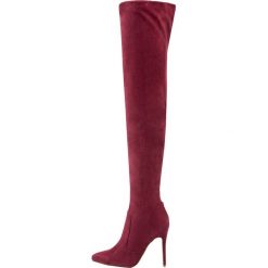 Public Desire SONAR Kozaki na obcasie berry. Fioletowe bez kategorii marki Public Desire, z materiału, na obcasie. Za 249,00 zł.