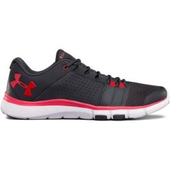Buty sportowe męskie: Under Armour Buty Treningowe Strive 7 Anthracite White Red 43