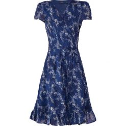 Polo Ralph Lauren GAUZE Sukienka letnia sun fade floral. Niebieskie sukienki damskie Polo Ralph Lauren, na lato, bez wzorów, z bawełny, polo, bez rękawów. Za 1049,00 zł.