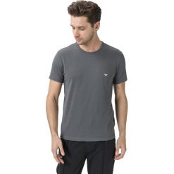 Emporio Armani 2-pack Dolna koszulka Czarny Szary. Szare koszulki męskie Emporio Armani, xxl, bez wzorów, z bawełny, bez kołnierzyka, bez rękawów. Za 240,95 zł.