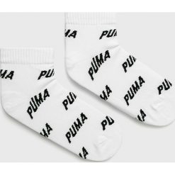 Puma - Skarpetki (2-pack). Białe skarpetki damskie Puma, bez wzorów, z elastanu. Za 49,90 zł.