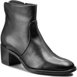 Botki GINO ROSSI - Tesa DBH146-G50-E100-9900-F 99. Czarne buty zimowe damskie marki Gino Rossi, ze skóry. W wyprzedaży za 289,00 zł.