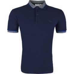Koszulka Polo Lacoste Silicone Crocodile Stretch Navy Blue. Niebieskie koszulki męskie Lacoste, m, bez wzorów, klasyczne, polo, bez rękawów. Za 249,00 zł.