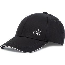 Czapka z daszkiem CALVIN KLEIN - Contrast Edge Cap K50K504470 001. Czarne czapki męskie Calvin Klein, bez wzorów, z bawełny. W wyprzedaży za 139,00 zł.