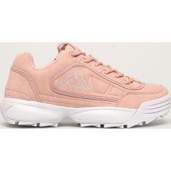 Kappa - Buty. Różowe buty sportowe damskie Kappa, bez wzorów, z materiału, sportowe. W wyprzedaży za 129,90 zł.