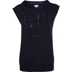 Bluza NORTH SAILS Czarny. Czarne bluzy sportowe damskie marki North Sails, z nadrukiem, z jeansu, bez rękawów. Za 126,00 zł.