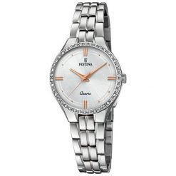 Festina Trend Mademoiselle 20218/1. Różowe zegarki damskie Festina, złote. W wyprzedaży za 386,00 zł.
