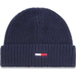 Czapka TOMMY JEANS - Tju Basic Rib Beanie AU0AU00300 496. Niebieskie czapki zimowe damskie Tommy Jeans, z bawełny. Za 129,00 zł.