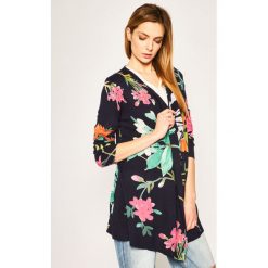 Kardigan Desigual Jers_Kolkata 20SWJF95. Niebieskie swetry damskie Desigual, xs, bez wzorów, z bawełny. W wyprzedaży za 219,00 zł.